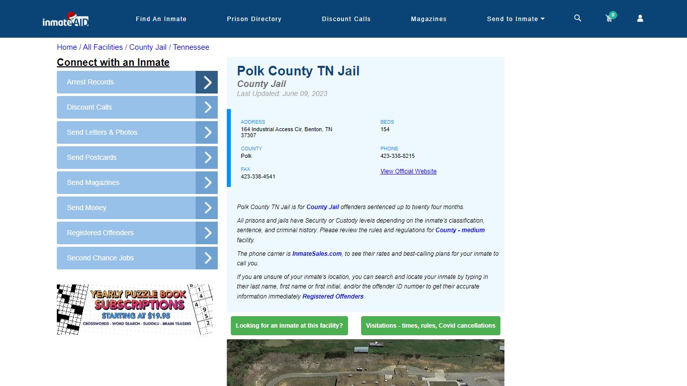 Polk County TN Jail - Inmate Locator - Benton, TN